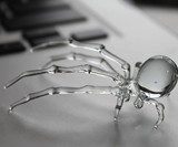 Glass Symphony Glass-Blown Spiders