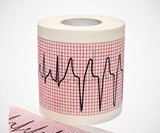 EKG Rhythm Strip Toilet Paper