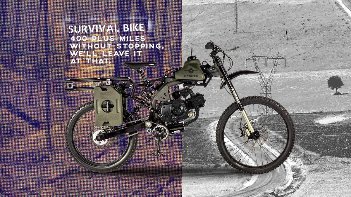 Motoped Survival Bike