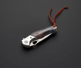 Romance of Men Illusion Damascus Folding Pocket Knife