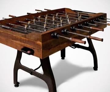 Reclaimed Wood & Iron Foosball Table
