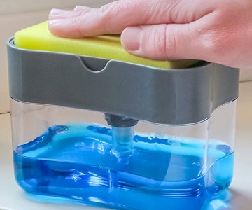 Press 'n' Suds Soap Pump & Sponge Caddy