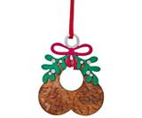 Well Hung Naughty Christmas Ornament