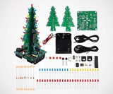 3D Christmas Tree DIY Soldering Practice Kit
