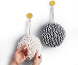 Fuzzy Ball Instant-Dry Hand Towels