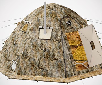 Russian-Bear Hot Tent with Stove Jack