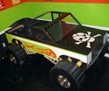 Monster Truck Bed with Skull & Bones