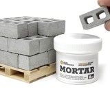 Mini Pallet of Cinder Blocks & Mortar Kit