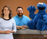 Life-Size Posable Cookie Monster Replica