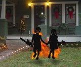 Zombie Kids Halloween Yard Art