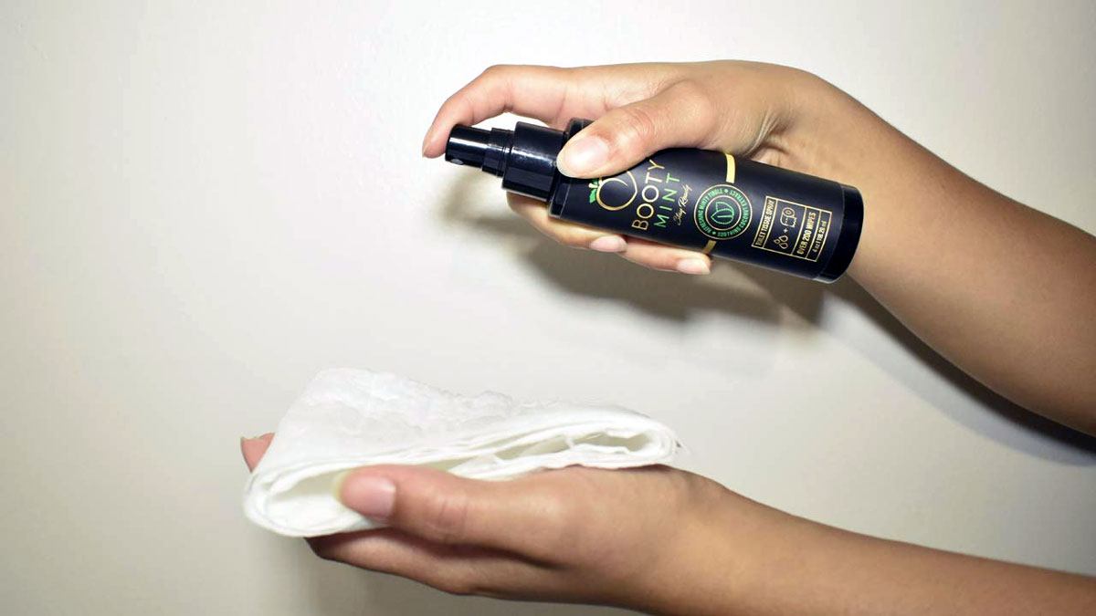 Booty Mint Cleansing & Soothing Toilet Paper Spray Booty Mint Cleansing & Soothing Toilet Paper Spray