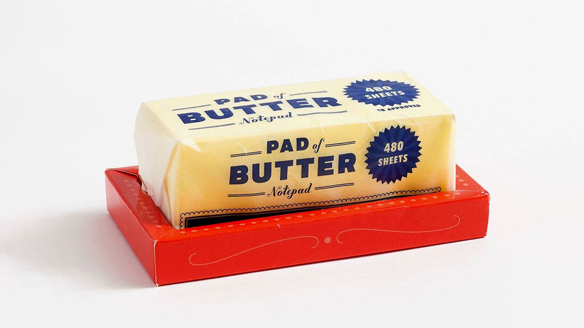 Pad of Butter Notepad Pad of Butter Notepad