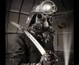 Defender Steampunk Gas Mask & Costume
