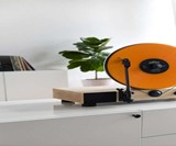 Floating Record Vertical Turntable