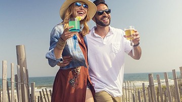 The Beach Glass Caribbean Tumbler The Beach Glass Caribbean Tumbler