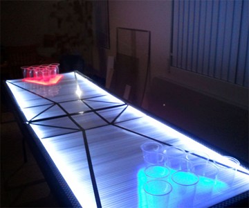 LED Beer Pong Table