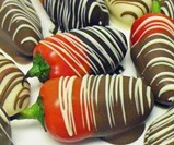 Chocolate Covered Jalapenos Closeup
