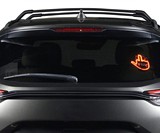 FLIK Middle Finger Car Windshield Light