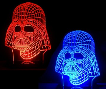 Darth Vader Color-Changing Lamp Darth Vader Color-Changing Lamp