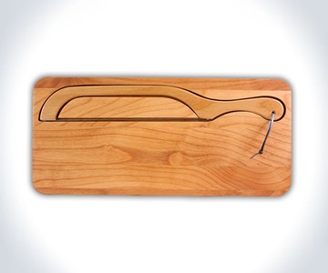 Out of the Woods of Oregon Bread Board & Knife Out of the Woods of Oregon Bread Board & Knife