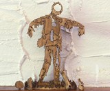 3D Zombie Puzzle - Organ and Bone Pieces Removed