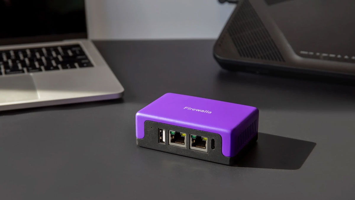 Purple Gigabit Cyber Security Firewall & Router Purple Gigabit Cyber Security Firewall & Router