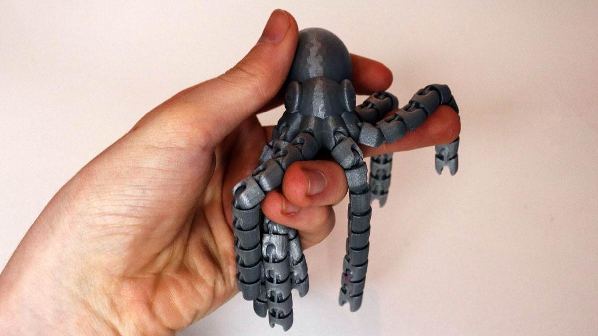 3D Printed Articulating Octopus 3D Printed Articulating Octopus