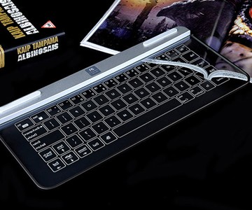 Bastron B9 Glass Bluetooth Keyboard