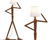 Posable Stick Figure Floor Lamp