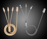 3-in-1 USB-C, Lightning & MicroUSB Cables