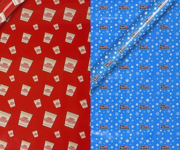 Cup Noodles & Top Ramen Wrapping Paper Cup Noodles & Top Ramen Wrapping Paper