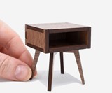 Mini Materials Mid-Century Modern Wood Furniture Kits