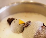Carl the Drinking Chocolate Snowman