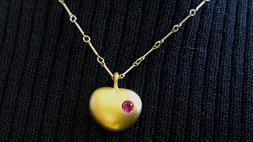 Love Actually Heart Necklace