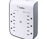 6-Outlet Surge Protector with Dual USB Ports