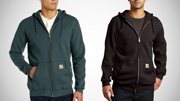 Carhartt Men's Midweight Zip Front Hooded Sweatshirt