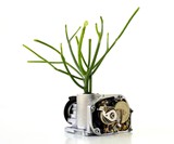 Recycled Motorcycle Carburetor Planter