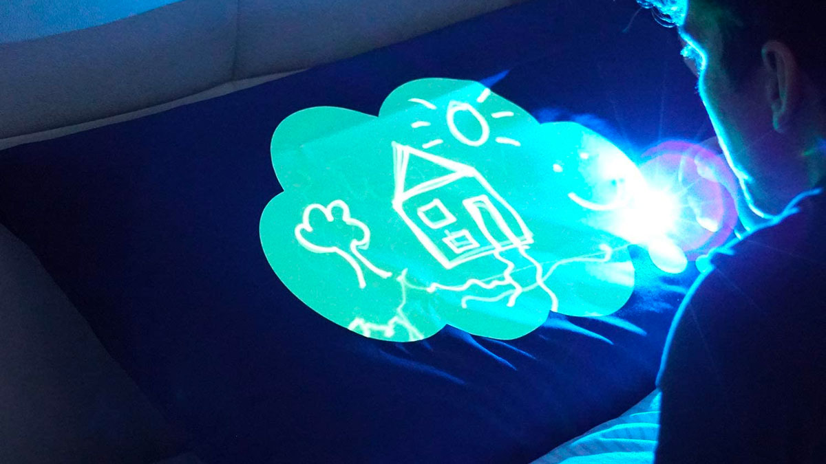 Glow Sketch Interactive Glow in The Dark Pillowcase Glow Sketch Interactive Glow in The Dark Pillowcase