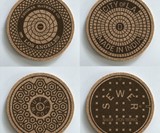 RethinkTANK City Manhole Cover Coasters & Trivets