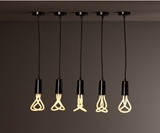Designer Low Energy Light Bulb Pendants