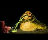 WTF? Icon Prints - Jabba the Hutt Puking