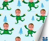 Gift Wrap My Face Personalized Gift Wrap
