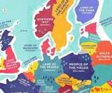 The Literal Translation of Country Names Map