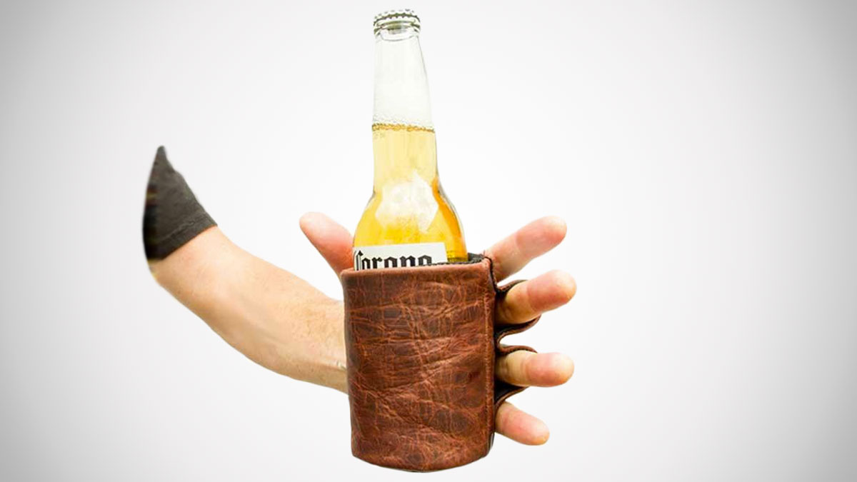 Leather Beer Glove Leather Beer Glove