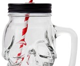 Skull Mason Jar Mug