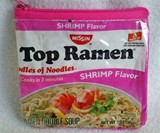 Recycled Ramen Noodle Pouch - Pink/Shrimp Flavor