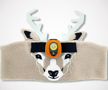 Fleece Animal Headband Headlamps