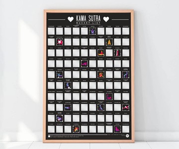 Kama Sutra Bucket List Scratch Poster Kama Sutra Bucket List Scratch Poster
