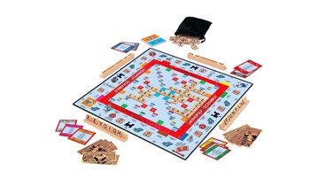 Monopoly Scrabble Mashup Game