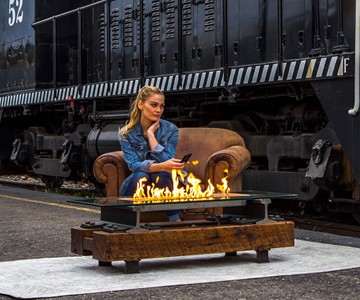 Trackside Sound Reactive Fire Pit